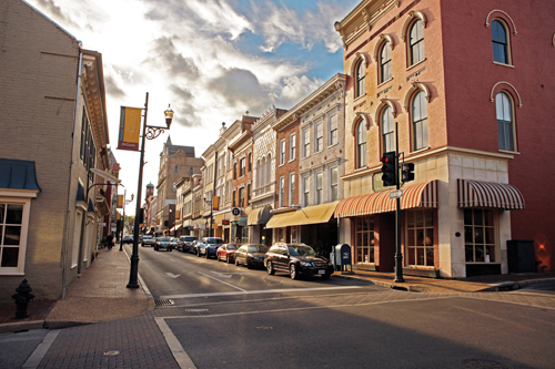 Downtown streetscape