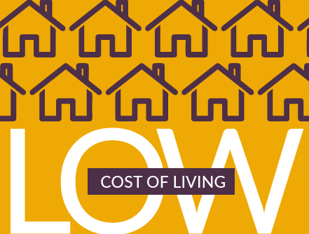 low cost of living