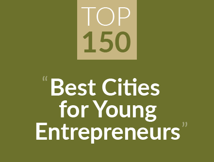 top 150 best cities for young entrepreneurs