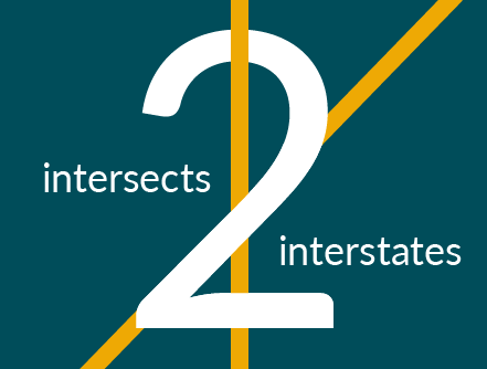 intersects two interstates