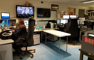 a view of Staunton's emergency communications center