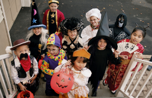Halloween downtown