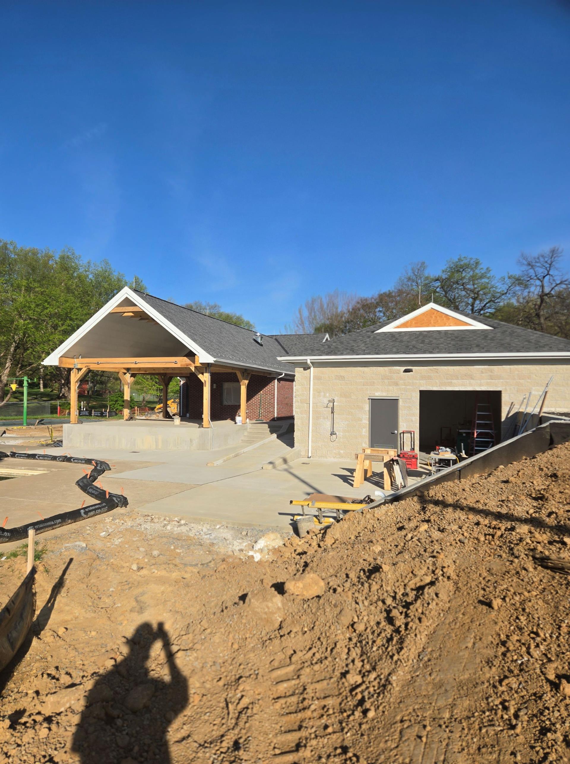 Pool House Construction April 15, 2026 (2)